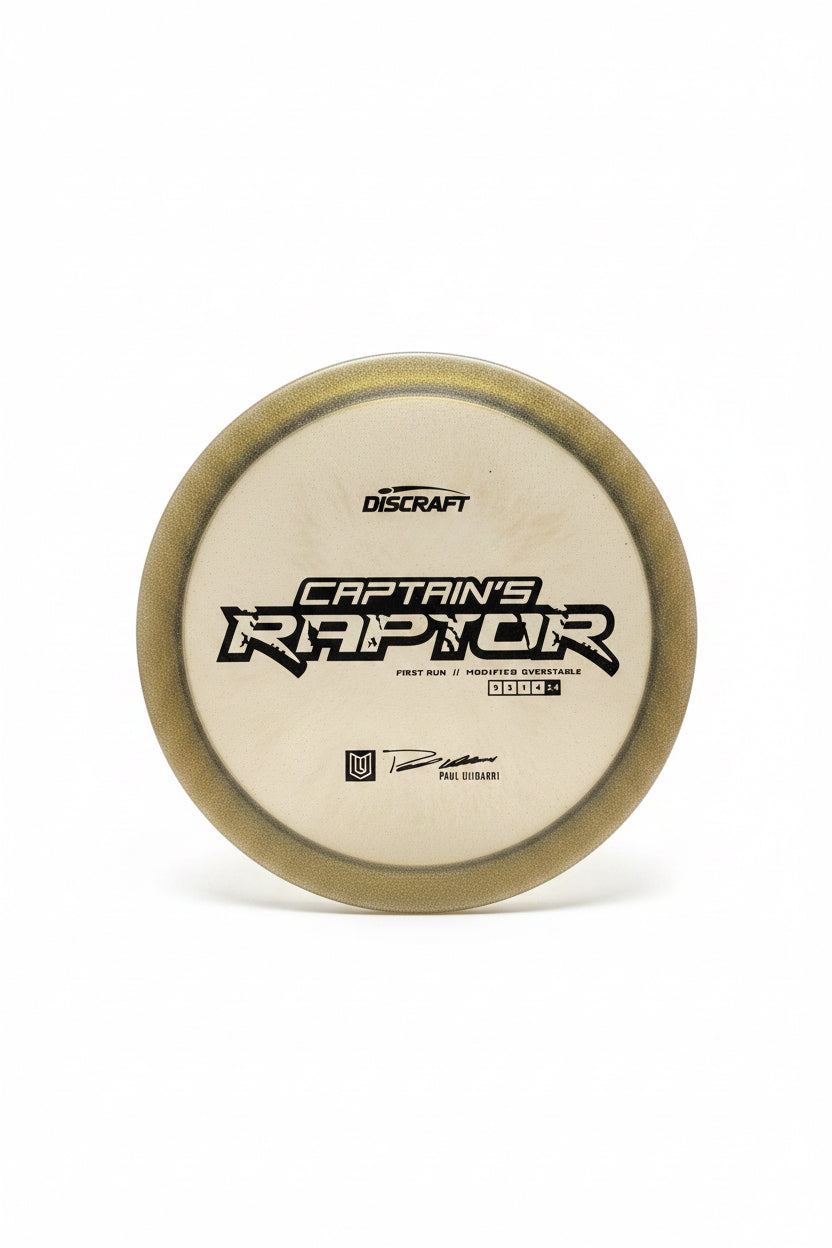 Discraft 1st Run Captains Raptor w/ hidden stars on back